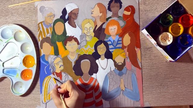 Урок рисования: Люди (Часть 2) \ Drawing lesson: People (Part 2) смотреть онлайн