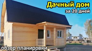 Проект дома с мансардой: с тремя спальнями, кухней, гостиной, ванной, холлом. Дом 6х8 с крыльцом