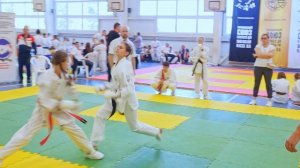 Краевые соревнования по всестилевому каратэ. Динская, сентябрь 2024 год.Каратэ шотокан. Сёбу-санбон
