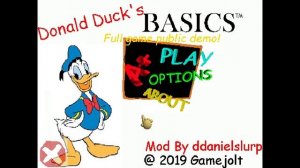 Donald Duck's Basics Full Game Public Demo Intro