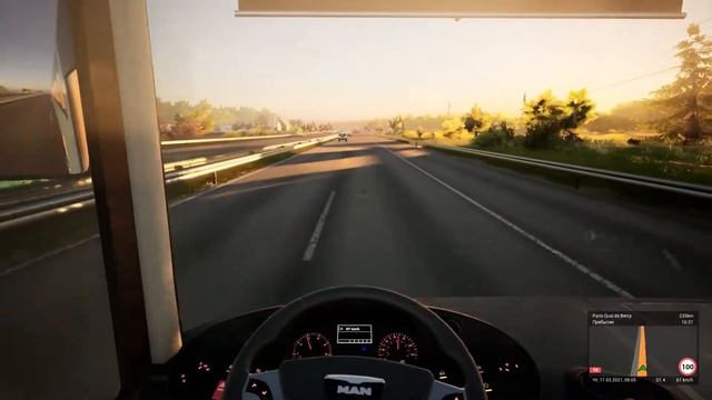 MAN Intercity | Window to Paris | Окно в Париж | Fernbus Simulator смотреть онлайн