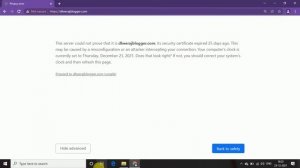 your connection is not private -  net:err_cert_authority_invalid