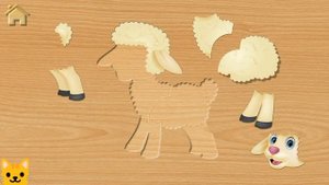 PUZZLES for kids FUNNY Animals learning android games part 2 educational