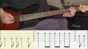 BLINK 182 - Enthused - Bass Cover with Bass Tabs