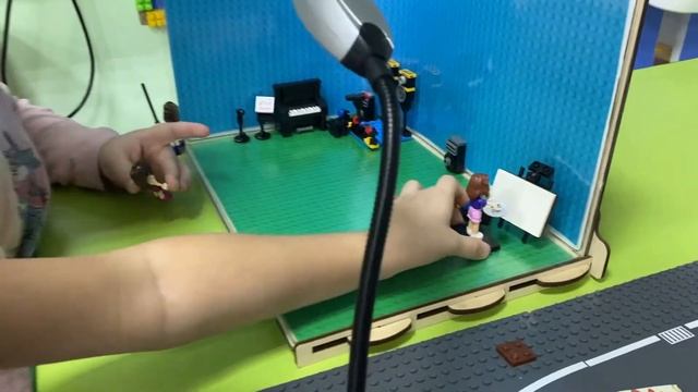 Работа с мультстудией LEGO мультфильм Наш воспитатель