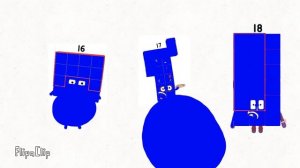 numberblocks blueberry 16-20