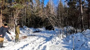 Отдых в лесу зимой, две ночи в палатке
