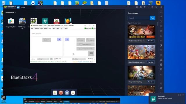 Rooting BlueStacks and installing GameGuardian