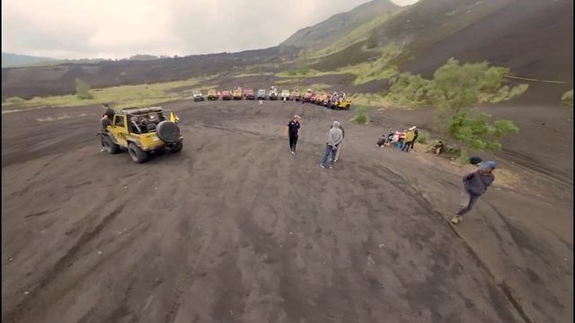 BLACK LAVA & BLACK SAND - Kintamani Jeep Tour (FPV Drone)