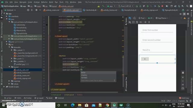 Design Simple Calculator in Android | Android Projects | Knowledge Base #android #androidprojects