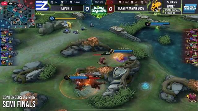EZPORTS VS TEAM PAYAMAN BOSS GAME 1 SEMI FINAL JUICY LEGENDS