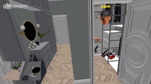 3D interior visualization in VR