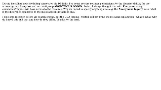 Windows users/groups - Anonymous Logon, Everyone, Guest - what is what? смотреть онлайн