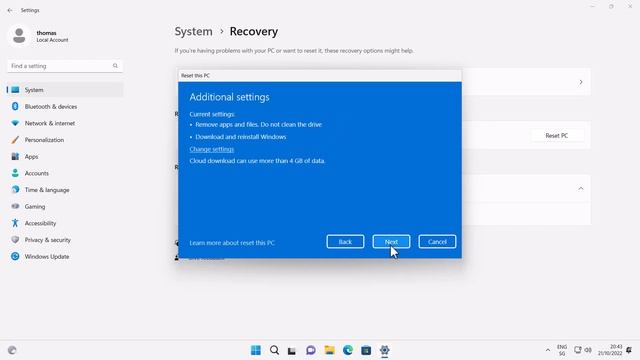 How to reset and reinstall Windows 11 from the Cloud смотреть онлайн