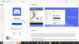 how to download discord from  Microsoft Store