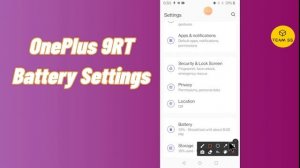 OnePlus 9RT : Battery saver || Fix battery drain problem