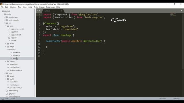 Ionic 3 Tutorials #3 Overview of a blank Ionic app смотреть онлайн