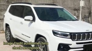 Jeep Grand Commander Photos Leak–Compass 7 Seater To Rival Fortuner|Jeep Commander-7 seater Compass