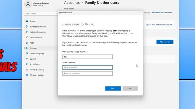 How To Add A New Local User Account To Windows 11 смотреть онлайн