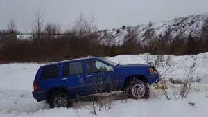 Grand Cherokee ZJ vs WK2 off road На выезде Jeep4x4club.ru