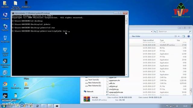 How to Crack Zip,RAR and Windows or other P@ssword. John The Ripper Tool. Dictionary Attack. смотреть онлайн