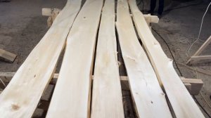 Доска необрезная из липы 2 сорт