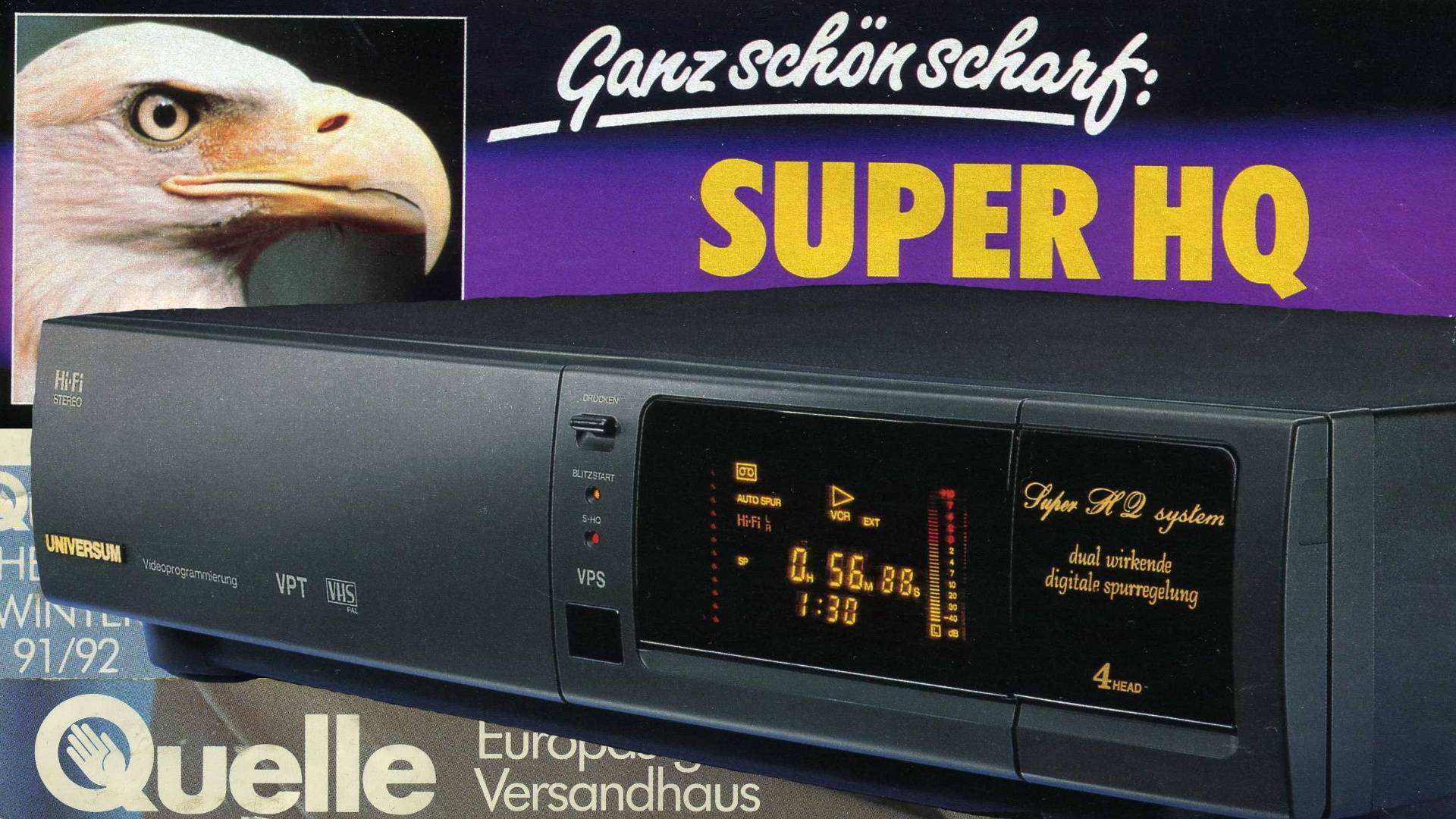 Видеомагнитофоны 1991 год. Каталог Quelle