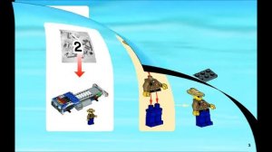 LEGO 4205 Off road Command Center City Police (Instruction booklet)