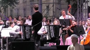 Евгений Дога " Ручеек" исп. дуэт аккордеонистов Драгош Горган и Брынзилэ Александр