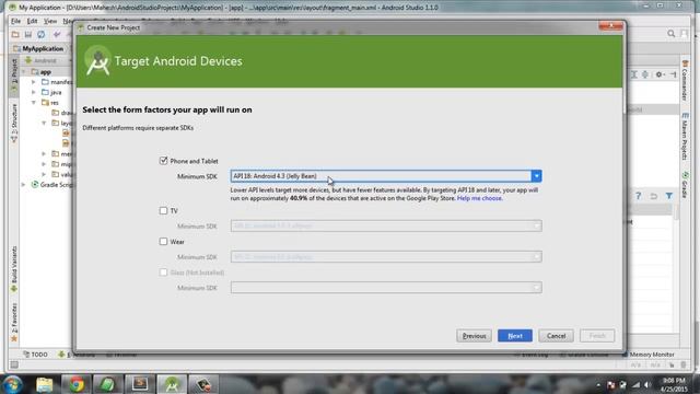 Android Studio IDE Hello World Tutorial смотреть онлайн