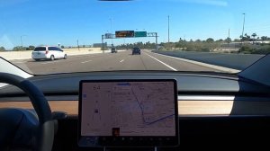 Autopilot UNCUT Drive To Get My Windows Tinted On Highway (HW3 2020.4.1)