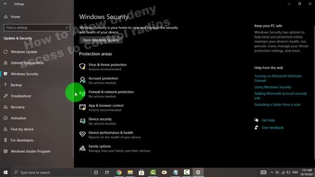 Windows 10 Home : How to block or unblock Private network Incoming connections смотреть онлайн