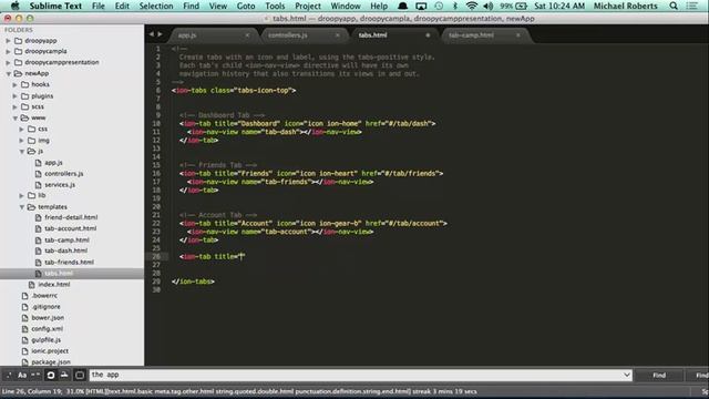 Building Mobile Apps with Cordova, Ionic Framework, and Drupal (DrupalCamp LA 2014) Mike Roberts