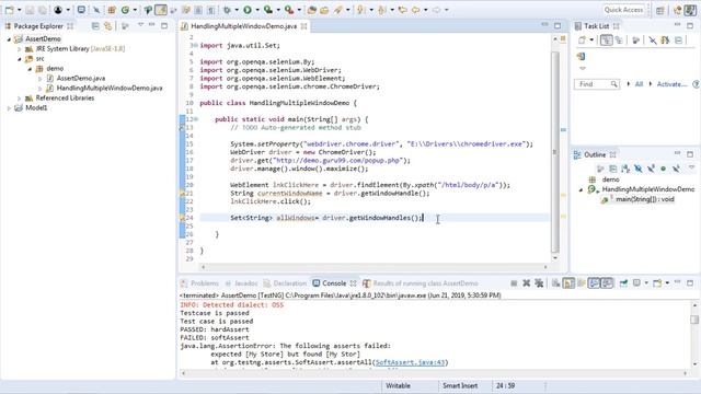 Handling Multiple Windows in Selenium