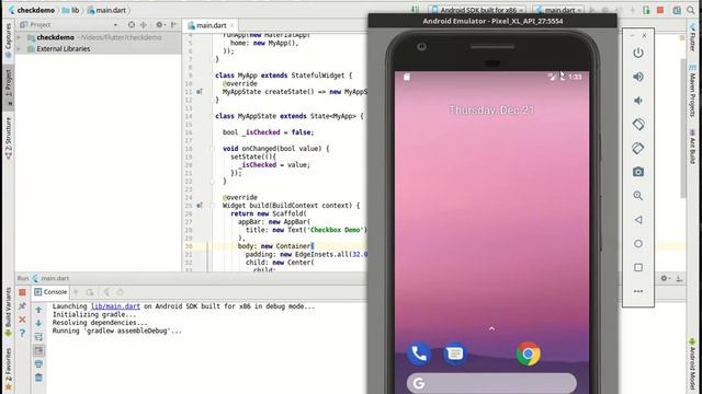 Flutter - Checkbox - Lesson 29