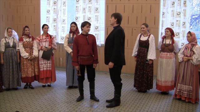 Зачет по ансамблевому пению фольклорный ансамбль "Вечора" 5 курс СГК им. Собинова (запись 2013 года) смотреть онлайн