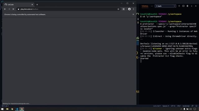 Run Protractor Plugin & Run Test in an existing browser [Protractor Tutorial] | LetCode