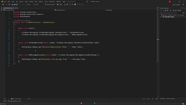 How To Add Unity Push Notification Using With Firebase #unitygamedevelopment  #firebase
