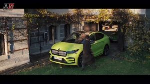 Электрический купе-кроссовер Skoda Enyaq Coupe iV / 545 км без подзарядки