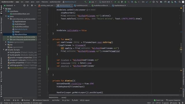 Audio Recorder #12: Room Database Integration Pt. 2/2 смотреть онлайн