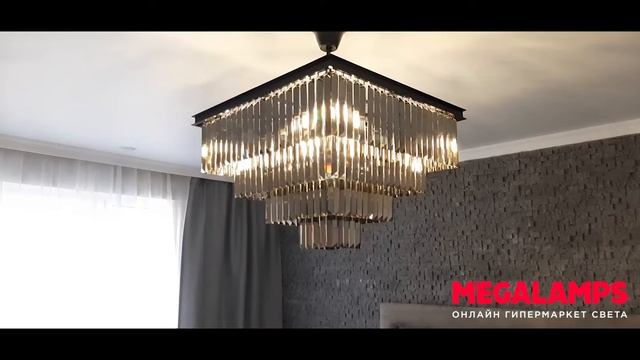 Отзыв Megalamps подвесная люстра Loft it Prism 10018_600S