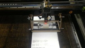 Поворотная ось своими руками за 100 рублей! DIY Rotary Engraver