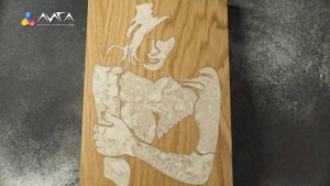 291. Шпон инкрустированный мрамором