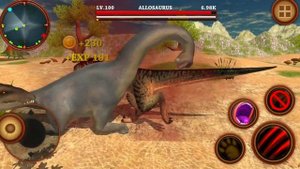 Best Dino Games - Allosaurus Simulator  Dinosaur Survival Battle 3D Android Gameplay