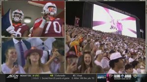 FB: Virginia Tech Football Enter Sandman entrance (Pitt)
