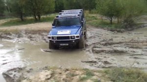 3x Hummer H2 off road in mud in Milovice VII.