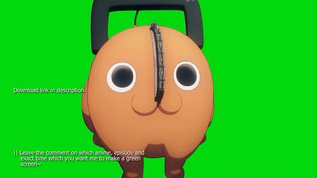 Pochita green screen - Chainsaw Man #rotobrush смотреть онлайн