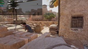 Assassin's Creed Mirage on AMD Radeon 780M iGPU (Ryzen 7 7840HS APU) - Gameplay Benchmark Test