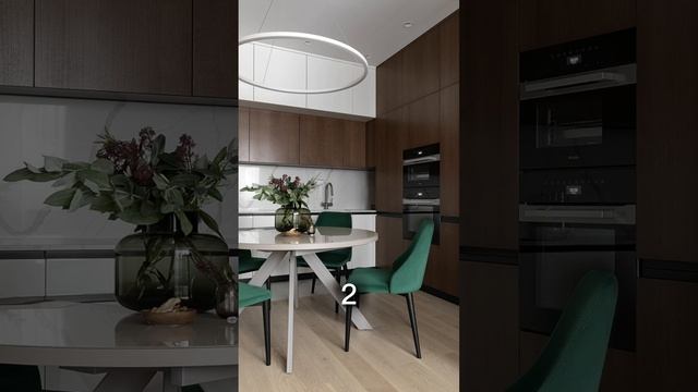 Что вам ближе?) #дизайнинтерьера #кухня #интерьерквартиры #дизайнкухни #современныйинтерьер