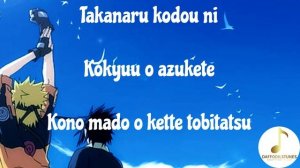 "Blue Bird" - ikimono - gakari (LYRIC) OP 3 Naruto Shippuden